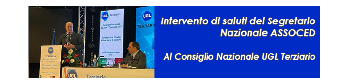 INTERVENTO CONSIGLIO NAZIONALE UGL